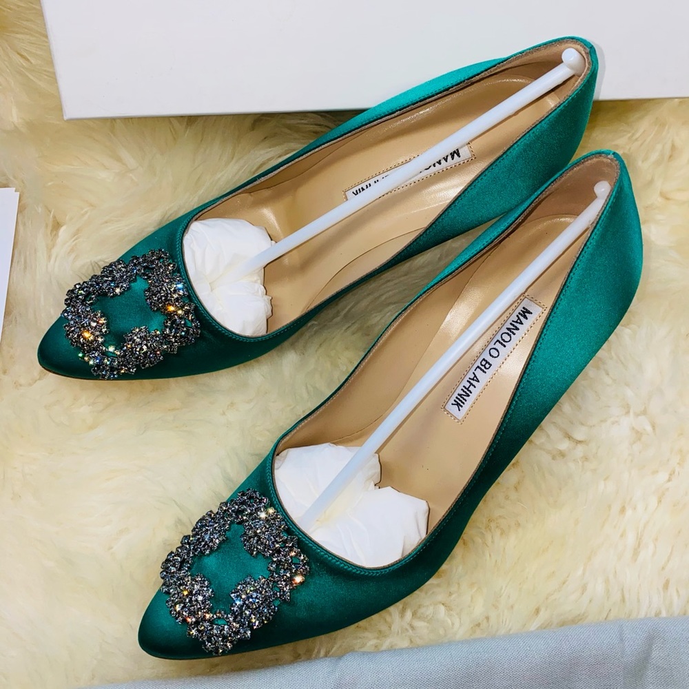 New authentic Manolo Blahnik hangisi 105mm heels - Picture 6 of 16